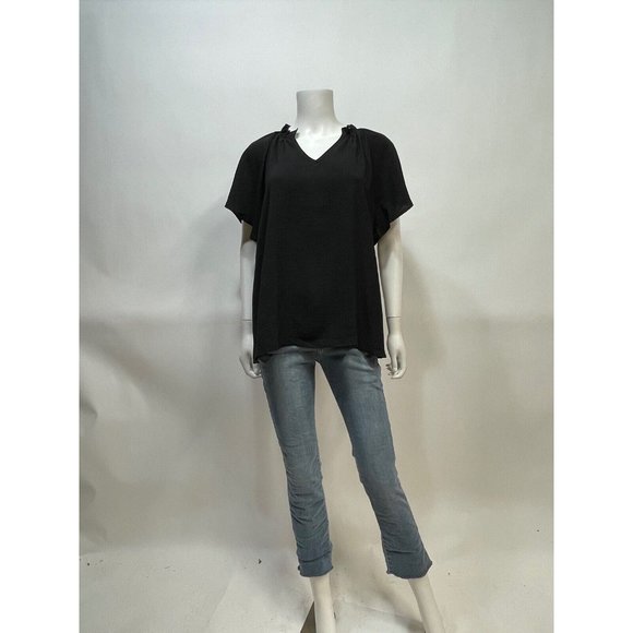 Entro - Braided Detail Cap Sleeve Top